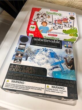 Set of two kids activities